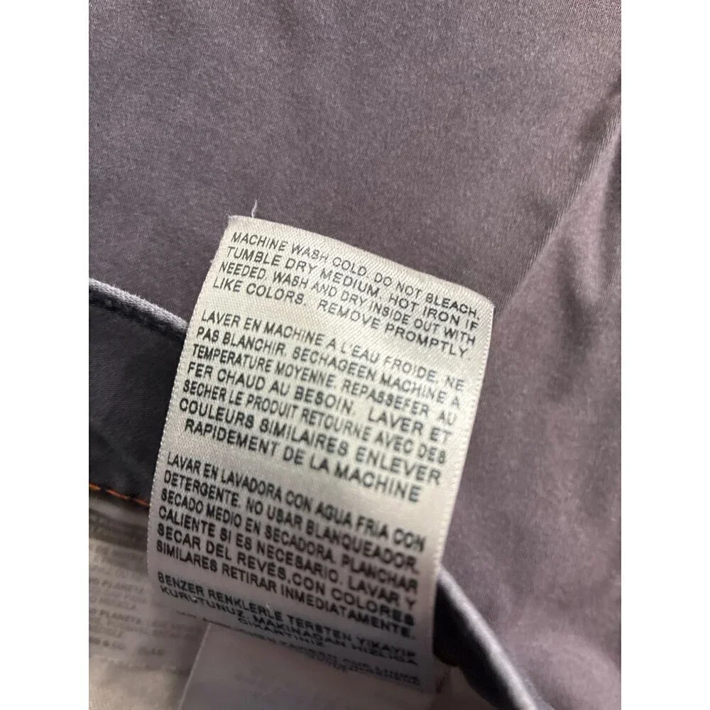 Dockers Mens Classic Fit Gray Pants 31x30 Cotton Blend Straight Leg Casual Wear